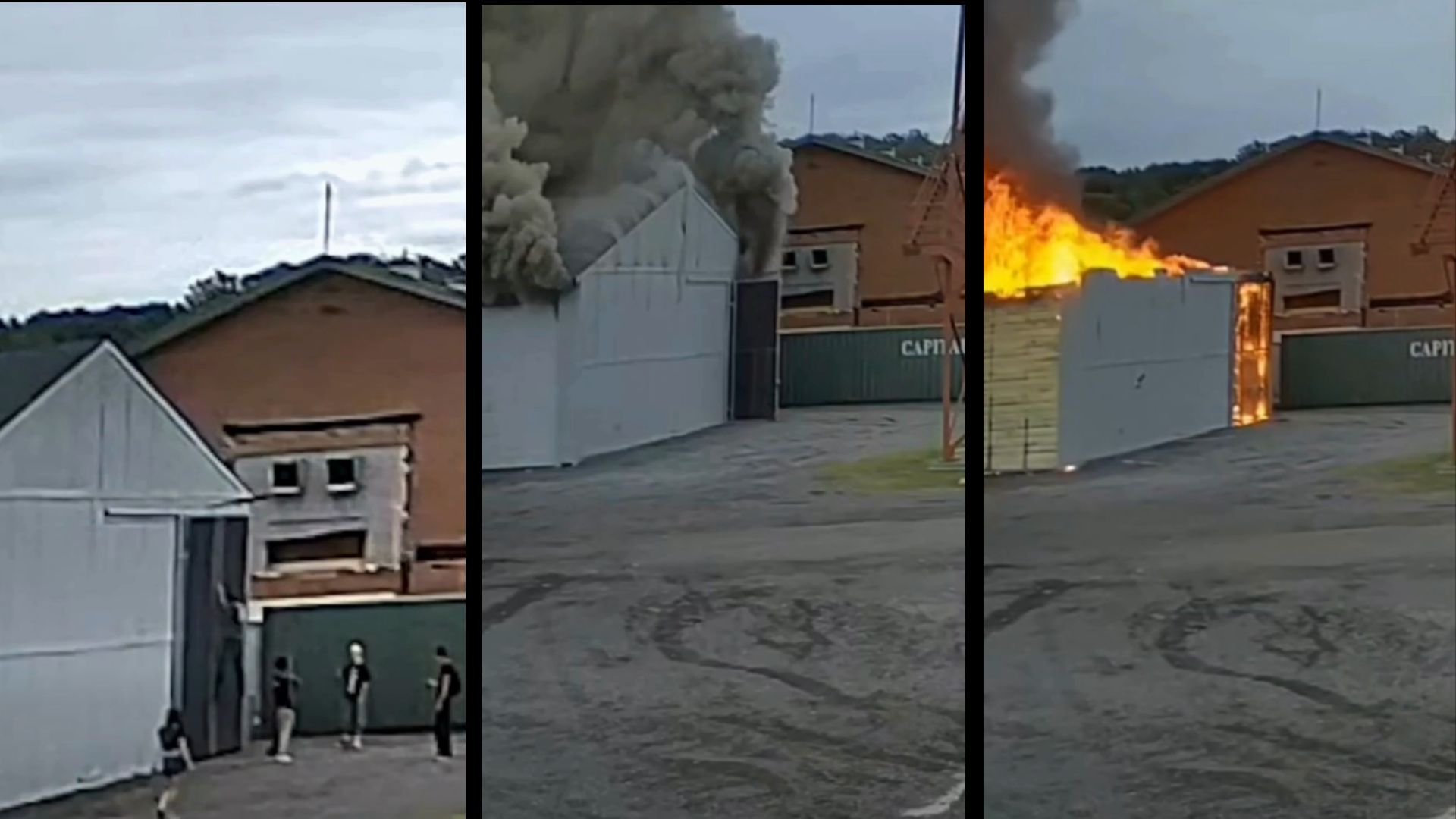 Police search for suspects in Va. USAR training center arson