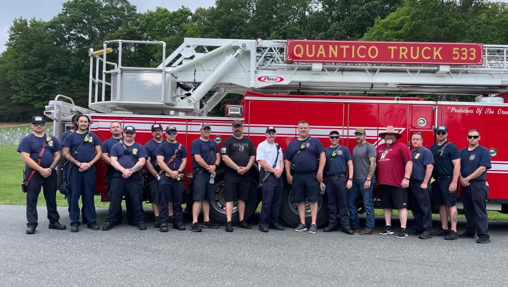 Firefighters help Va. man place flags at cemetery for Memorial Day - Vimarsana News